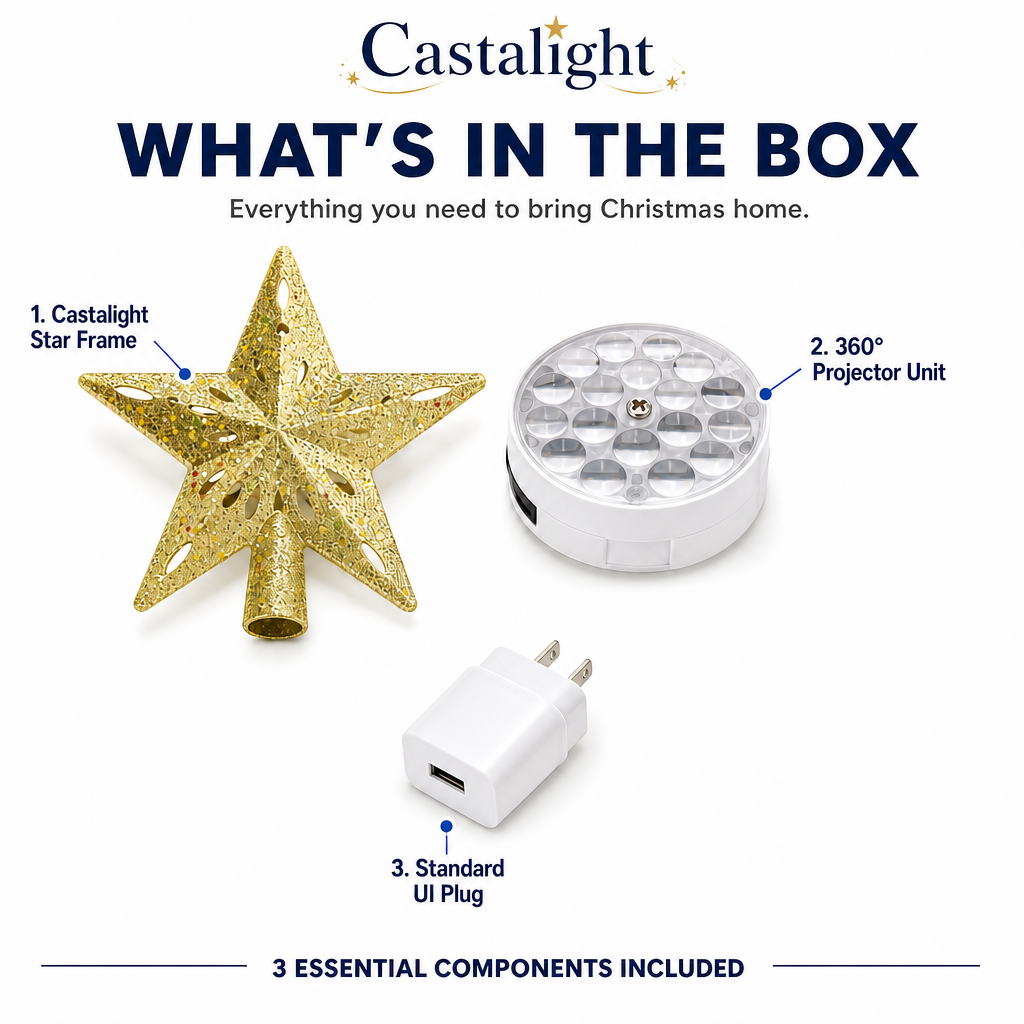 Castalight™ - Star Ornament Projector