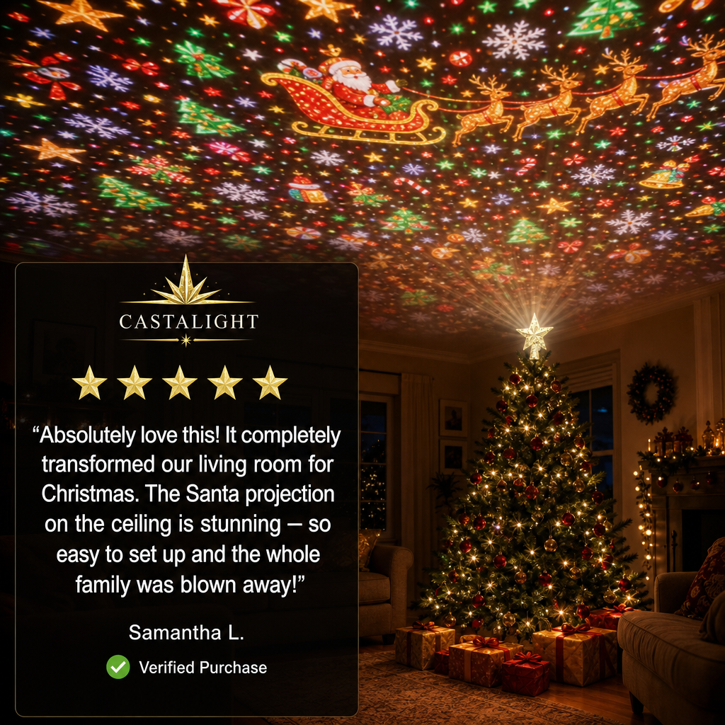 Castalight™ - Star Ornament Projector